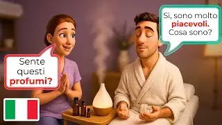 🇮🇹 Расслабьтесь и учите итальянский в спа | Уровень A1-A2 | Учите итальянский через естественные ...