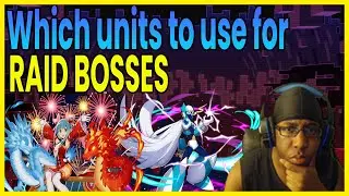 Which Units to use for RAID BOSS in Mega Man X Dive