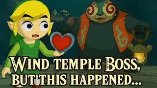 Epic Wind Temple Boss Fight + My Heart Piece Fail 😂 | Zelda Wind Waker