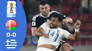 Belarus 0-0 Greece All Goals & Highlights | European World Cup Qualifiers 2026