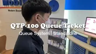 QTP-100 Queue ticket