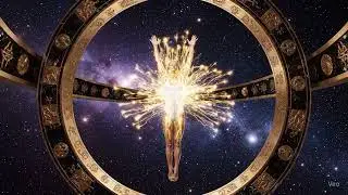 Hypnotic Animation of a Goddess Weaving a Zodiac Wheel
