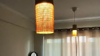 Como fazer uma Lumin&aacute;ria Pendente Boho 🧶🧿