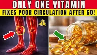 Only ONE Vitamin Restores Leg Circulation After 60 (NOT Magnesium) | Senior Health Tips