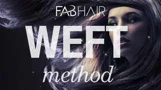 HOW TO: DO HAIR EXTENSION WEFT/WEAVE ADHESIVE METHOD FROM FABHAIR.COM