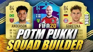 100K BPL/BUNDESLIGA HYBRID FIFA 20 POTM PUKKI SQUAD BUILDER