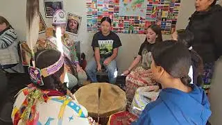 COLVILLE P&Ecirc;&Acirc;K at Salk Middle School for Native American Heiritage Month performance.