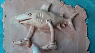 Try Making Clay Tralalero Tralala - Easy Clay Shark Sculpture
