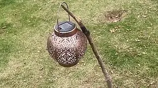 🌿 Solar Moroccan Lantern | Waterproof Outdoor Hanging Light for Garden & Patio Decor!