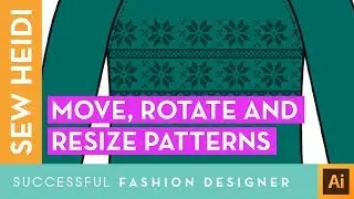 Repeating Patterns in Adobe Illustrator: How to Move & Scale Them