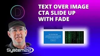 Divi Theme Text Over Image CTA Slide Up With Fade 👈👍👈👍