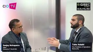 Live interview on CIO TV with the VP Operations of Resecurity Mr.Taha Halabi during Gisec Dubai 2024