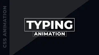 Text Typing CSS Animation | Quick CSS Tips