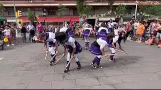 Colla Bastonera Les Romanes de Barber&agrave; del Vall&egrave;s a la Festa Major La Bordeta 2022