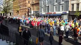Start of the 2017 Belfast City Marathon