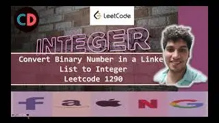 Convert Binary Number in a Linked List to Integer | Leetcode 1290 | Live coding session 🔥🔥🔥🔥 | O(n)