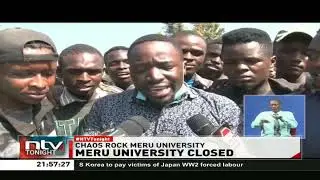 Meru University of Science and Technology closed indefinitely