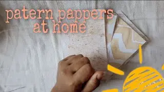 pattern papper at home #diy #printedpaper #annasceations