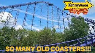 We rode 100+ YEARS OLD Roller Coasters at KENNYWOOD!! - Northeast Coaster Challenge Day 15 Vlog