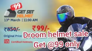 Droom helmet with isi mark @99 only