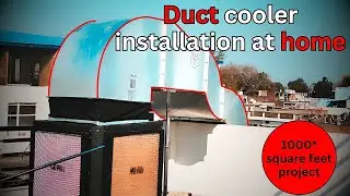 घर के लिए सबसे अच्छा डक्ट कूलर  | ice fire duct cooler project Gorakhpur U.P.  #ductcooler