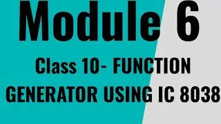 670/2023 junior instructor mechanic consumer electronic appliances Function generator using ic 8038