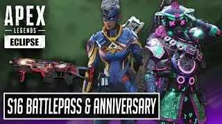 New Season 16 Battlepass & Anniversary Skins - Apex Legends