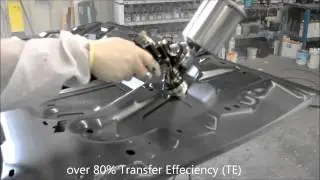 Spray cars with 38% less paint and zero dirty air with the Maxi-Miser&reg; HVLP system