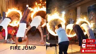 GYMNASTIC/ SKATING AND FIRE JUMP PERFORMANCE BY THE STUDENTS K.M.S.B HIMALAYA INTER COLLEGE CHAUKORI