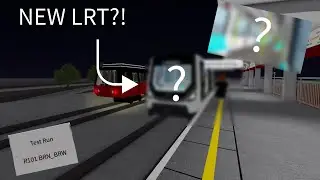 Roblox Delta Line Project | NEW LRT Train testing!!!