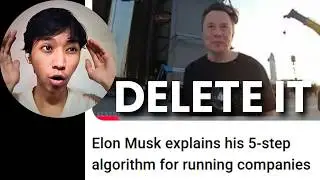 The 5-Step 'Algorithm' Elon Musk Uses for running companies