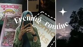 Cozy evening vlog | Unboxing stickers and washi tapes,Decorating tablet with stickers,Snacks etc.
