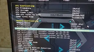 How to enable XMP or AMD EXPO profile on Maxsun Terminator B850M wifi