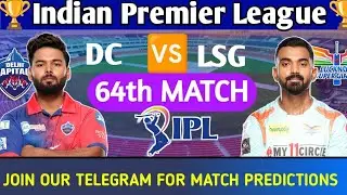 DC VS LSG 64th IPL Match | Arun jately stadium Pitch Report I Delhi vs Lucknow IPL|Dream11