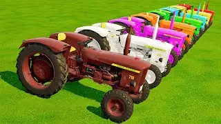Work With COLORS - Grass Job with MINI ZETOR Tractors - Farming Simulator 22