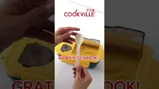 Tempat bekal gratis sendok! ukuran besar muat banyak #lunchbox #tempatbekal #cookville
