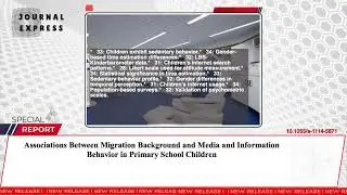 Associations Between Migration Background and Media and Information Behavior in School Children