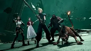 FFVIIR - Final Boss Fight, Ending + Credits (Hard Mode)