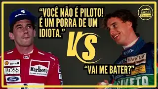 SENNA EXPLOSIVO: &aacute;udio in&eacute;dito mostra briga com Eddie Irvine