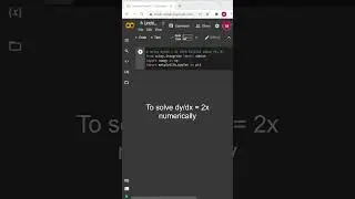 How to integrate an ordinary differential equation in Python