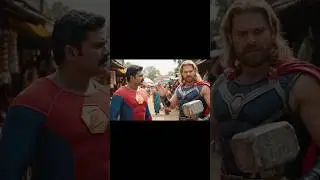 minnal murali and Thor Scene AI generated #ai #fanmade #thor malayalam dialogue