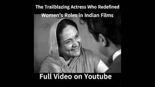Durga Khote (1983) - The Trailblazing Actress Who Redefined Women&rsquo;s Roles in Indian Films.