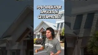 The feeling of having your application approved! #leasing #apartment #shorts