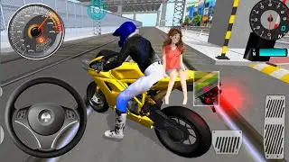 Green Brand New Bike Vs Bullet Train 3d Driving Class android game play video || Car Game #cargame