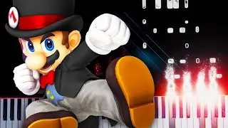 New Donk City (from Super Mario Odyssey) - Piano Tutorial