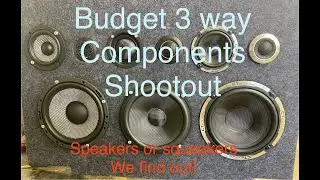 3 way components shootout.  do they all sound the same?