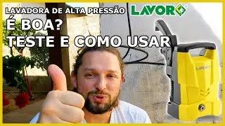 Lavadora de Alta Pressão Wash Lavor One 120 é boa? Teste e Opinião Sincera