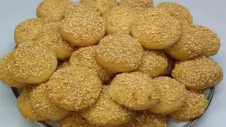 طريقة قرص الافران بالسمسم وحشو سودانى وزبيب وجوز هند وقرفة لعشاق القرفة 🍒