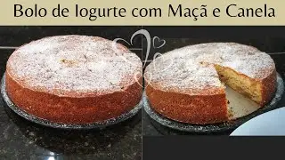 Bolo de Iogurte com Maçã e Canela