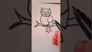 learn more to draw an owl🦉 #owl #owlhouse #drawing #artclass #viral #art #learndrawing #trending
